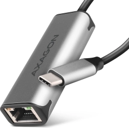 USB‑C 3.2 Gen 1 2,5GbE adaptér AXAGON s čipem Realtek RTL8156B, šedý