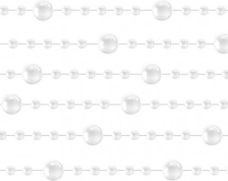 Perlová girlanda na vánoční stromek 5 m Ruhhy