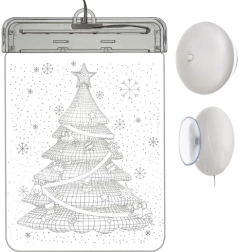 Vitraž LED 3D – vánoční stromek – Choinka