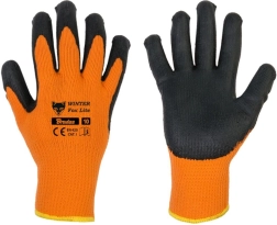 Zimní pracovní rukavice WINTER FOX LITE, latex, velikost 11 (XXL)