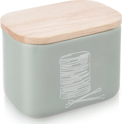 Zelená dóza na vatové tyčinky a kosmetické tampony GREENISH