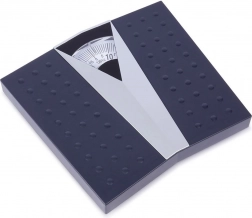 mechanická koupelnová váha 120 kg, černá