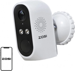 ZOSI venkovní wifi kamera se solárním panelem 3 mp, ip66