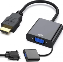 Adaptér HDMI na VGA (D-Sub) – černý