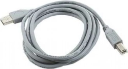 USB 2.0 kabel AB (AM–BM) 1,8 m šedý