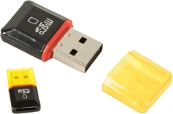 Mini čtečka karet microSD/SDHC USB (mix barev)