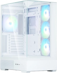 PC skříň P40 Prism Plus Mid‑Tower, bílá
