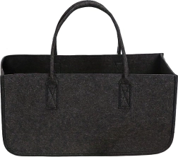Taška na palivové dřevo z plsti 50 × 25 × 25 cm antracitová