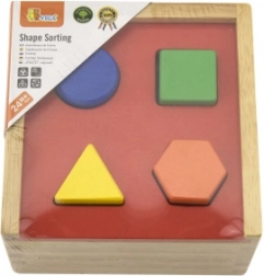 Dřevěná vkládačka tvarů pro děti