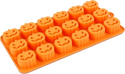 Halloweenská silikonová forma na led ve tvaru dýní