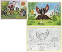 Omalovánka Krtek se raduje