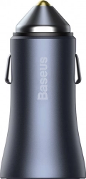 Nabíječka do auta Baseus s USB a USB-C porty a rychlým nabíjením 40W