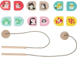 Cubika naše maminky – dřevěný navlékací set pro děti