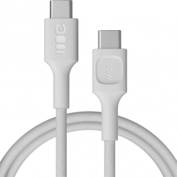 USB-C kabel PowerStream 100W 1,2m bílý opletený
