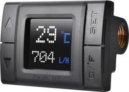 Digitální průtokoměr a teploměr pro vodní chlazení TF2 s LCD a RGB