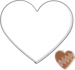 Kovové vykrajovátko srdce 9,5 cm