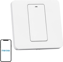 Chytrý nástěnný Wi‑Fi vypínač MEROSS MSS510X EU s podporou HomeKit