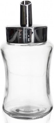 Skleněná cukřenka s dávkovačem 230 ml