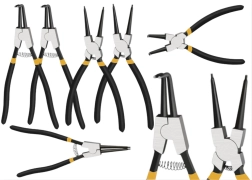 Sada kleští na segrovky – rovné a zahnuté, 4 ks