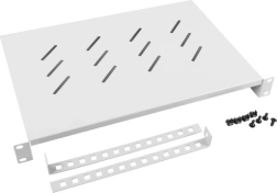 Lanberg police do 19" rozvaděče 1U 483 × 300 mm šedá - 1 kus