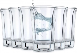 Skleněné panákové skleničky 40 ml, sada 6 ks