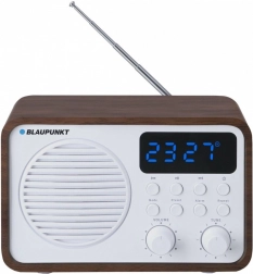Přenosné rádio FM PLL Bluetooth SD/USB/AUX/Clock/Alarm s baterií