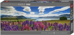 Panoramatické puzzle 1000 dílků – jezero Tekapo