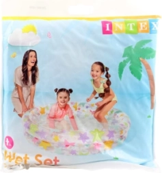 Intex nafukovací dětský bazének s letním potiskem 122 × 25 cm