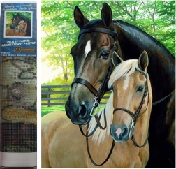 Norimpex diamantové malování – koně 30 × 40 cm