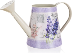 Plechová konvička LAVENDER 28,5 × 13 × 13,5 cm