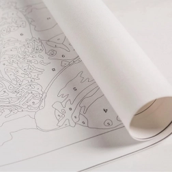 Malování podle čísel s rámem 30 × 30 cm pro děti