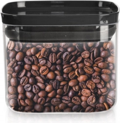 Čtvercová skladovací dóza s víčkem a silikonovým těsněním 700 ml