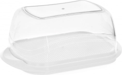 Plastová máslenka s průhledným víčkem