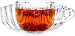 Sklenice na kávu a čaj 470 ml, sada 6 ks