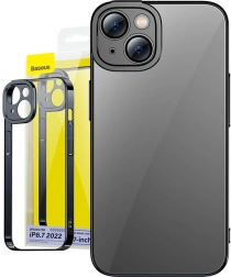 Sada průhledného pouzdra Baseus Glitter a tvrzeného skla pro iPhone 14 Plus