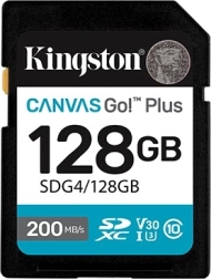 Paměťová karta SD 128 GB Kingston Canvas Go Plus