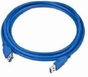 Prodlužovací kabel USB 3.0 AM–AF 3 m modrý