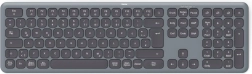 Bezdrátová klávesnice Hama WK‑550 multi‑device, černá/šedá