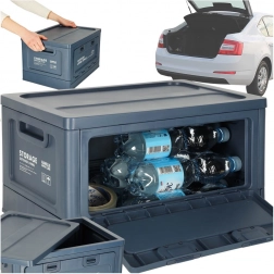 Campingová krabice - skládací box 25l modrý