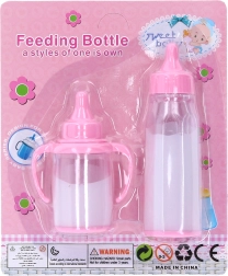 Láhve pro panenky – sada 2 ks