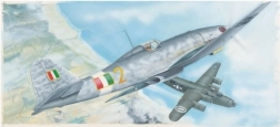 Plastikový model letadla Fiat G.55 1:48