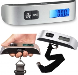 Digitální cestovní váha na zavazadla 50 kg s LCD displejem