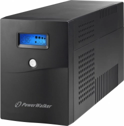 Záložní zdroj powerwalker 3000 va line-interactive s lcd, 4× schuko, rj11/rj45 a usb