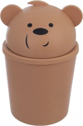 Koš na odpadky medvídek 1,5 l hnědý