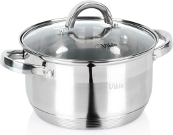 Nerezový hrnec se skleněnou poklicí 20 cm, 3,4 l