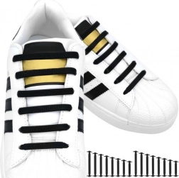 Silikonové šněrovadla bez zavazování - sada 16ks