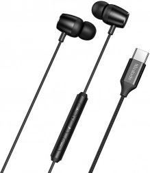 Mcdodo in-ear drátová sluchátka s USB‑C (černá)