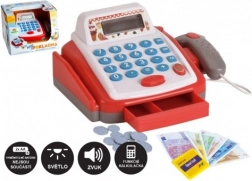 Malá dětská digitální pokladna s doplňky, světlem a zvukem