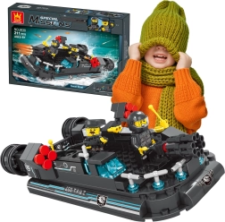 Policejní člun swat – stavebnice pro děti