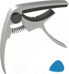 Univerzální kapodastr na kytaru s plektren